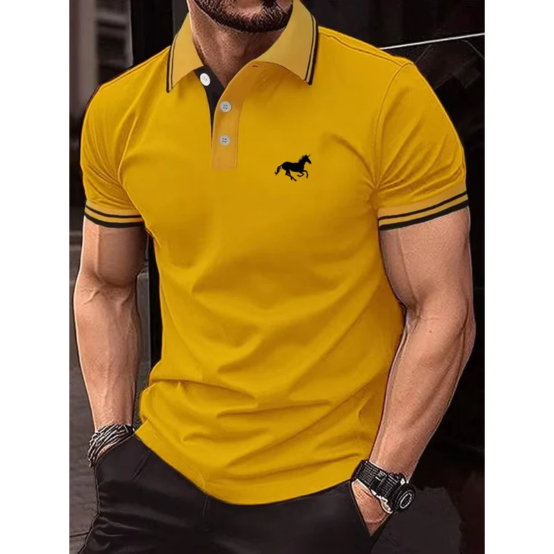 Polo Shirt Pique - 새로운 남성 티셔츠, 클래식 반팔 폴로