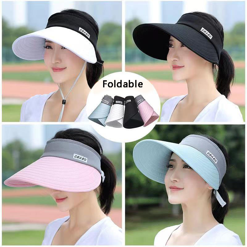 Packable Hat Nylon - 2024년 신상품 여성용 여름 햇빛 가리개