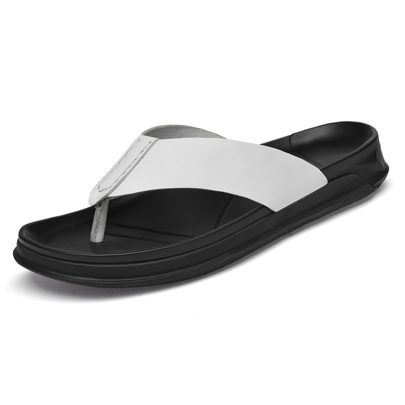 남성용 여름 정품 가죽 샌들 부드러운 바닥 미끄럼 방지 - Flip Flop Leather Men 리뷰 및 가격