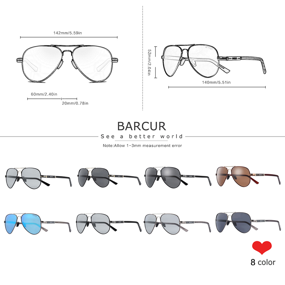 Barmul 편광 남성 선글라스 파일럿 선글라스 남성용 - Sunglasses Aviator Polarized 리뷰 및 가격