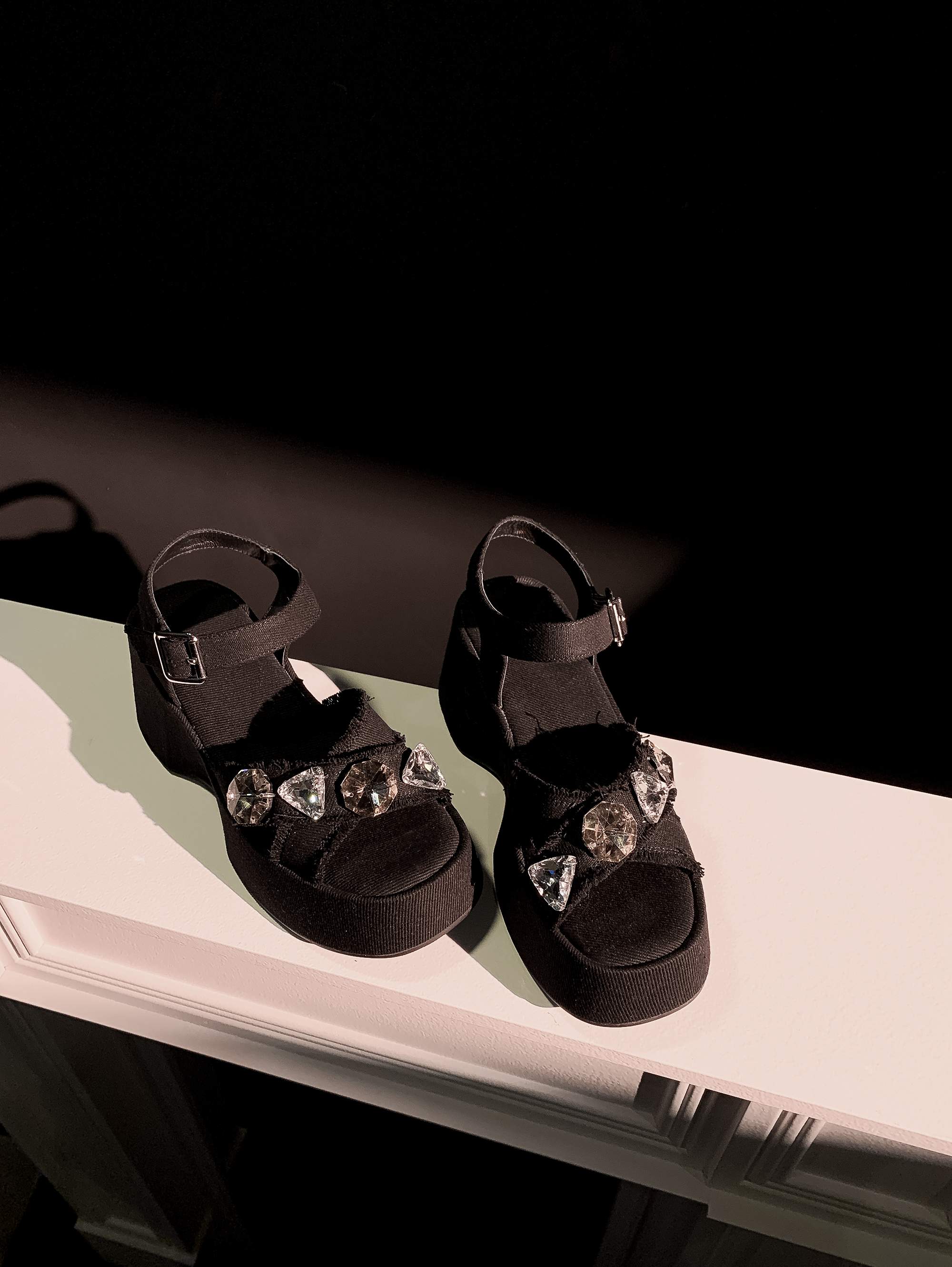 크레이징 포트 데님 피프토 플랫폼 하이힐 데이트 여름  - Casual Sandal Leather 리뷰 및 가격