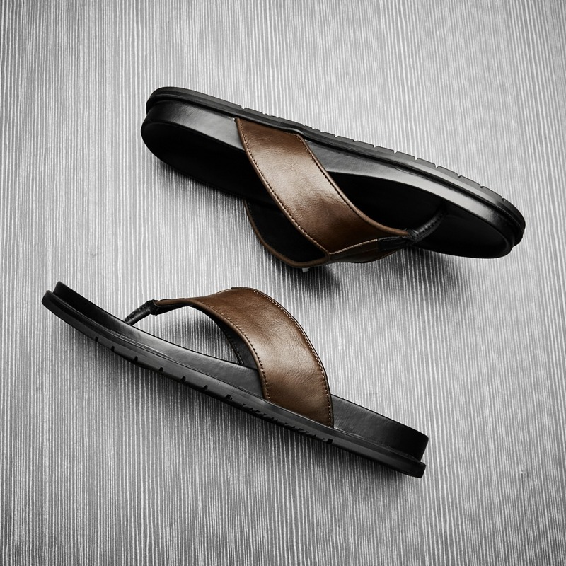 2026 여름 새로운 남성 정품 가죽 플립 플롭 럭셔리 - Flip Flop Leather Men 리뷰 및 가격